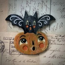 Faire Johanna Parker X Lipstick & Chrome Batsy & Jack-a-Boo Brooch