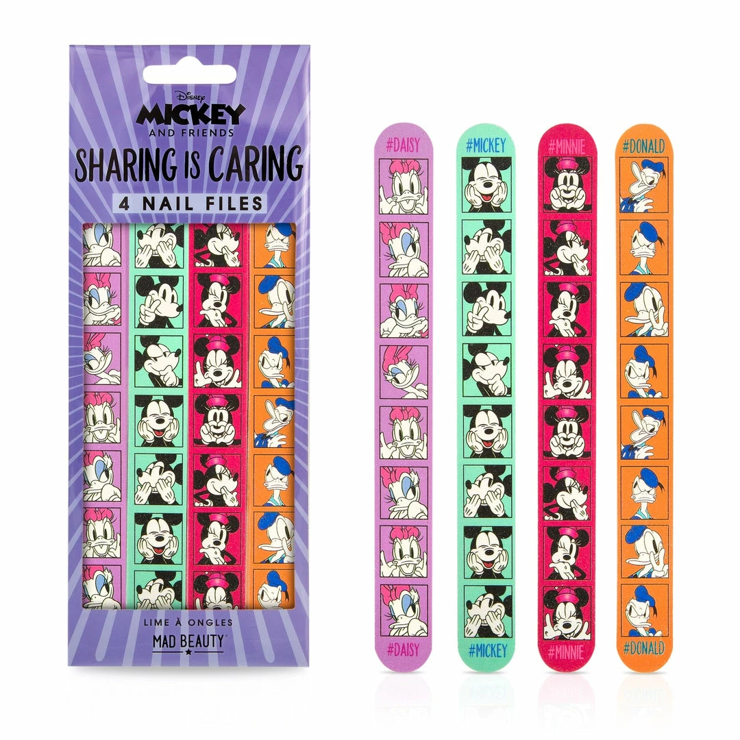 Faire Mad Beauty Disney Mickey & Friends 4pk Nail Files 4 Faire Mad Beauty Disney Mickey & Friends 4pk Nail Files