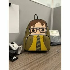 Loungefly The Office Dwight Schrute Pop! Mini-Backpack - Entertainment Earth Exclusive