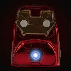 Pop By Loungefly Marvel Iron Man Light-Up Mini Backpack