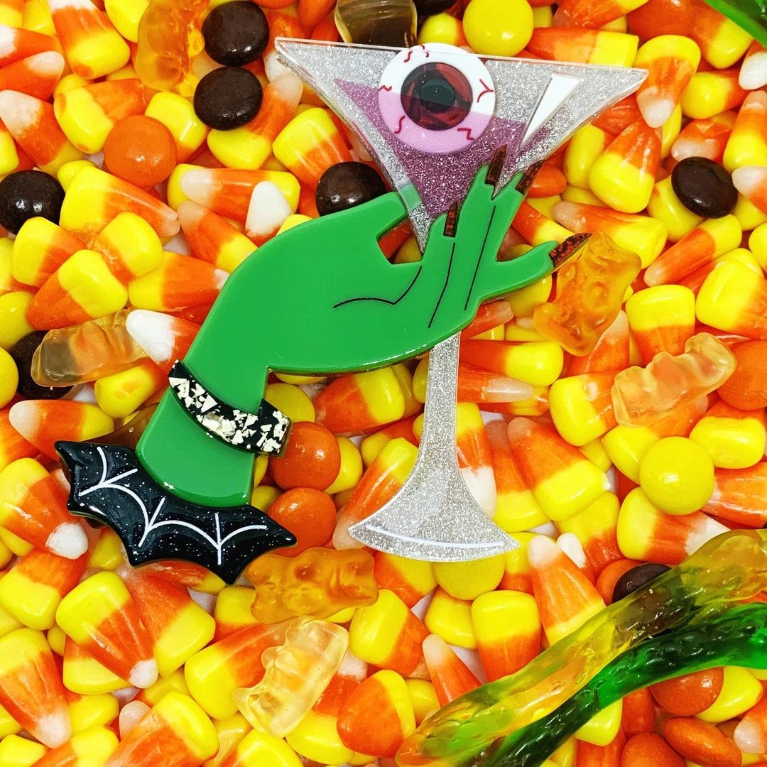 Faire Lipstick & Chrome Eye'll Have Another Brooch 2 Faire Lipstick & Chrome Eye'll Have Another Brooch