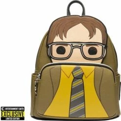 Loungefly The Office Dwight Schrute Pop! Mini-Backpack - Entertainment Earth Exclusive