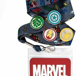 Loungefly Marvel Avengers The Crew With Cardholder And Enamel Pins Loungefly In Stock