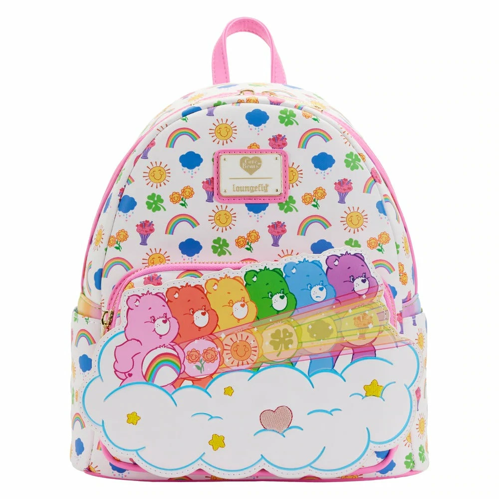 Loungefly Care Bears Stare Rainbow Mini Backpack 1 Loungefly Care Bears Stare Rainbow Mini Backpack