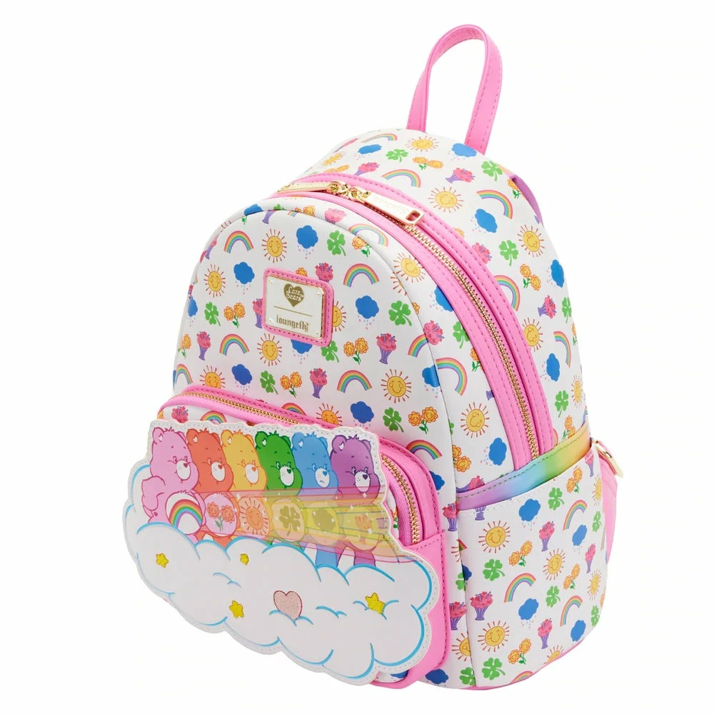 Loungefly Care Bears Stare Rainbow Mini Backpack 2 Loungefly Care Bears Stare Rainbow Mini Backpack