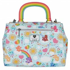 Loungefly Care Bears AOP Rainbow Handle Crossbody Loungefly In Stock