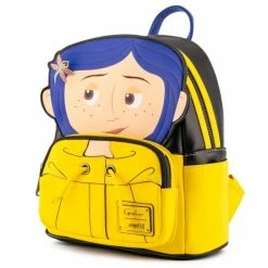 Loungefly Laika Coraline Raincoat Cosplay Mini Backpack Loungefly In Stock