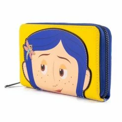 Loungefly In Stock Loungefly Laika Coraline Raincoat Cosplay Ziparound Wallet