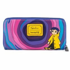 Loungefly In Stock Loungefly Laika Coraline Raincoat Cosplay Ziparound Wallet