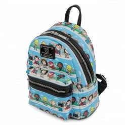 Loungefly In Stock Loungefly DC Comics Superheroes Chibi Lineup Mini Backpack