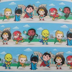 Loungefly In Stock Loungefly DC Comics Superheroes Chibi Lineup Mini Backpack