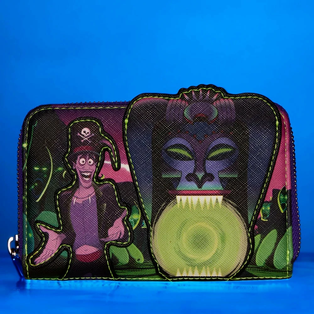 Loungefly Disney Villains Princess And The Frog Glow-in-the-Dark Dr. Facilier Ziparound Wallet 1 Loungefly Disney Villains Princess And The Frog Glow-in-the-Dark Dr. Facilier Ziparound Wallet