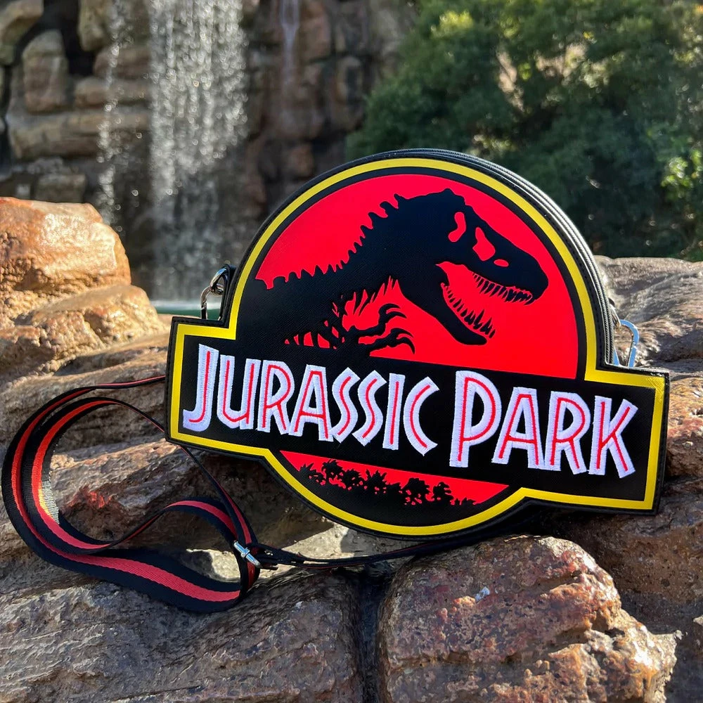 Loungefly In Stock Loungefly Universal Jurassic Park Logo Crossbody Bag 1 Loungefly In Stock Loungefly Universal Jurassic Park Logo Crossbody Bag