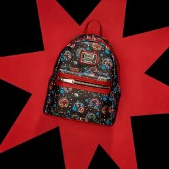Loungefly Marvel Avengers Floral Tattoo Mini Backpack