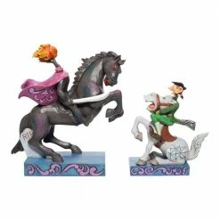 Enesco Disney Traditions Headless Horseman & Ichabod Figurine By Jim Shore