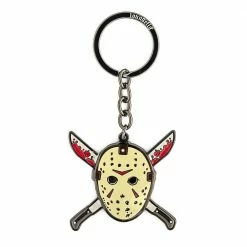 Loungefly Friday The 13th Jason Mask Enamel Keychain Loungefly In Stock