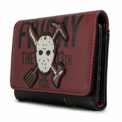 Loungefly Friday The 13th Jason Mask Trifold Wallet Loungefly In Stock