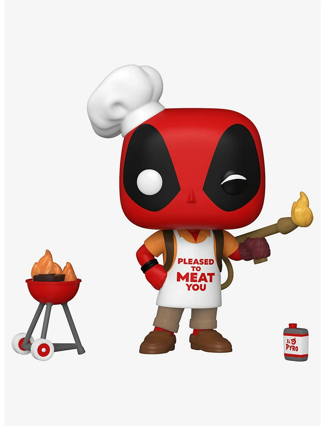 Entertainment Earth Collectibles Funko Pop! Marvel 30th Anniversary Deadpool Backyard Griller Vinyl Figure #774 1 Entertainment Earth Collectibles Funko Pop! Marvel 30th Anniversary Deadpool Backyard Griller Vinyl Figure #774