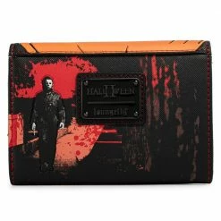 Loungefly Halloween 2 Michael Myers Pumpkin Trifold Wallet