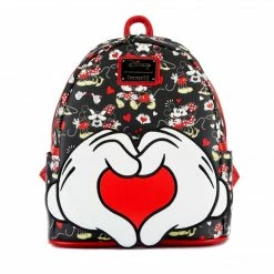 Loungefly In Stock Loungefly Disney Mickey And Minnie Heart Hands Mini Backpack