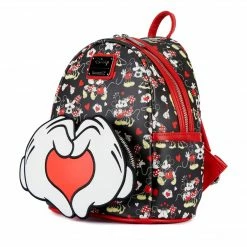 Loungefly In Stock Loungefly Disney Mickey And Minnie Heart Hands Mini Backpack