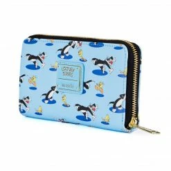 Loungefly Looney Tunes Tweety & Sylvester AOP Ziparound Wallet