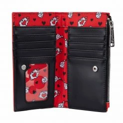 Loungefly Disney Mickey And Minnie Valentines Flap Wallet Loungefly In Stock