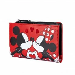 Loungefly Disney Mickey And Minnie Valentines Flap Wallet Loungefly In Stock