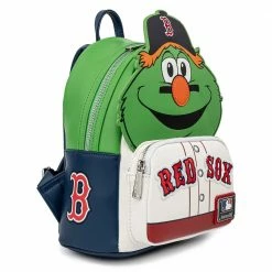 Loungefly In Stock Loungefly MLB Boston Red Sox Wally The Green Monster Cosplay Mini Backpack