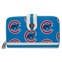 Loungefly MLB Chicago Cubs Logo Wallet Loungefly In Stock