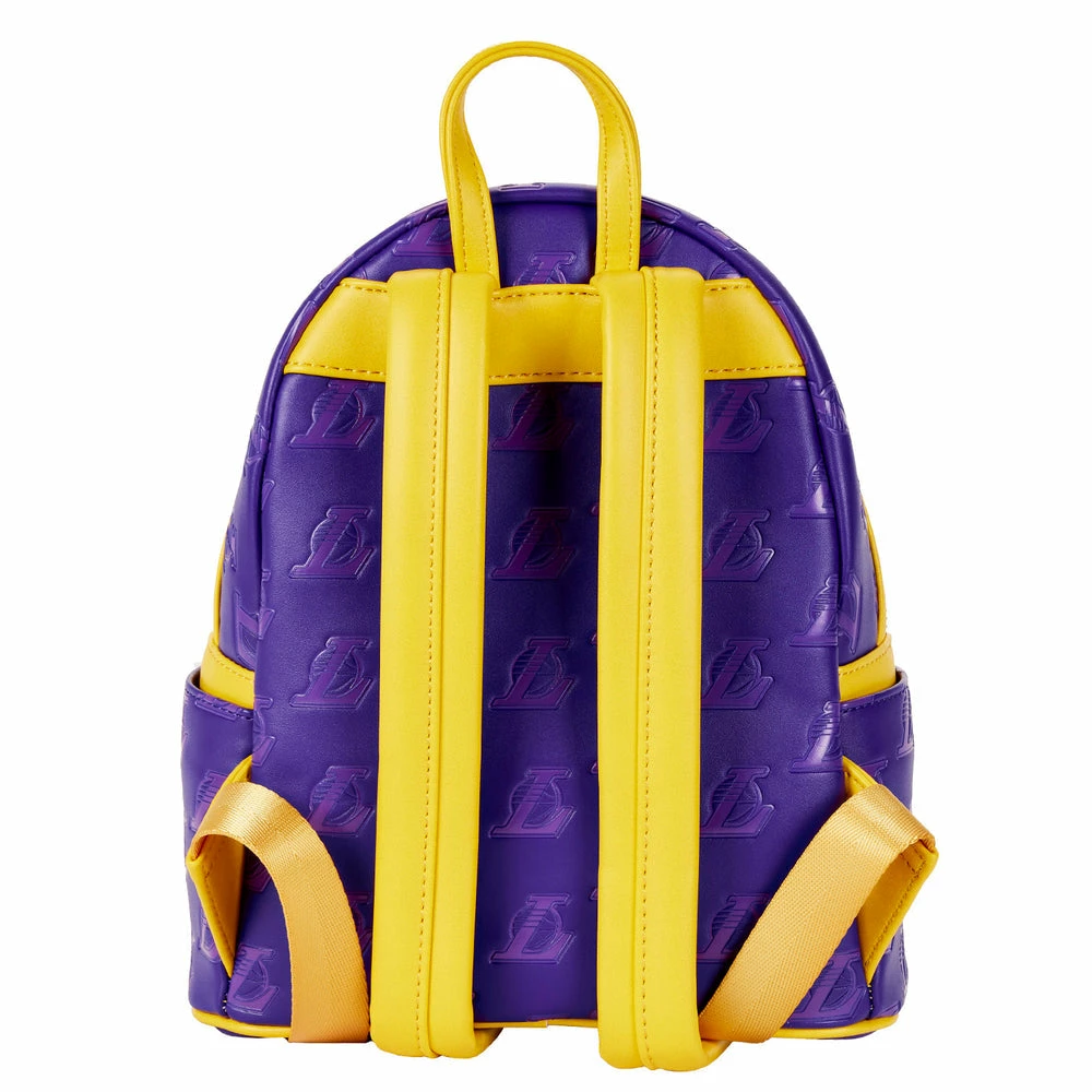 Loungefly NBA LA Lakers Debossed Logo Mini Backpack ***PRE-ORDER*** 3 Loungefly NBA LA Lakers Debossed Logo Mini Backpack ***PRE-ORDER***
