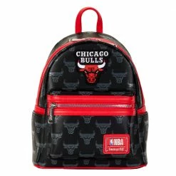 Loungefly NBA Chicago Bulls Debossed Logo Mini Backpack ***PRE-ORDER*** Loungefly Preorders
