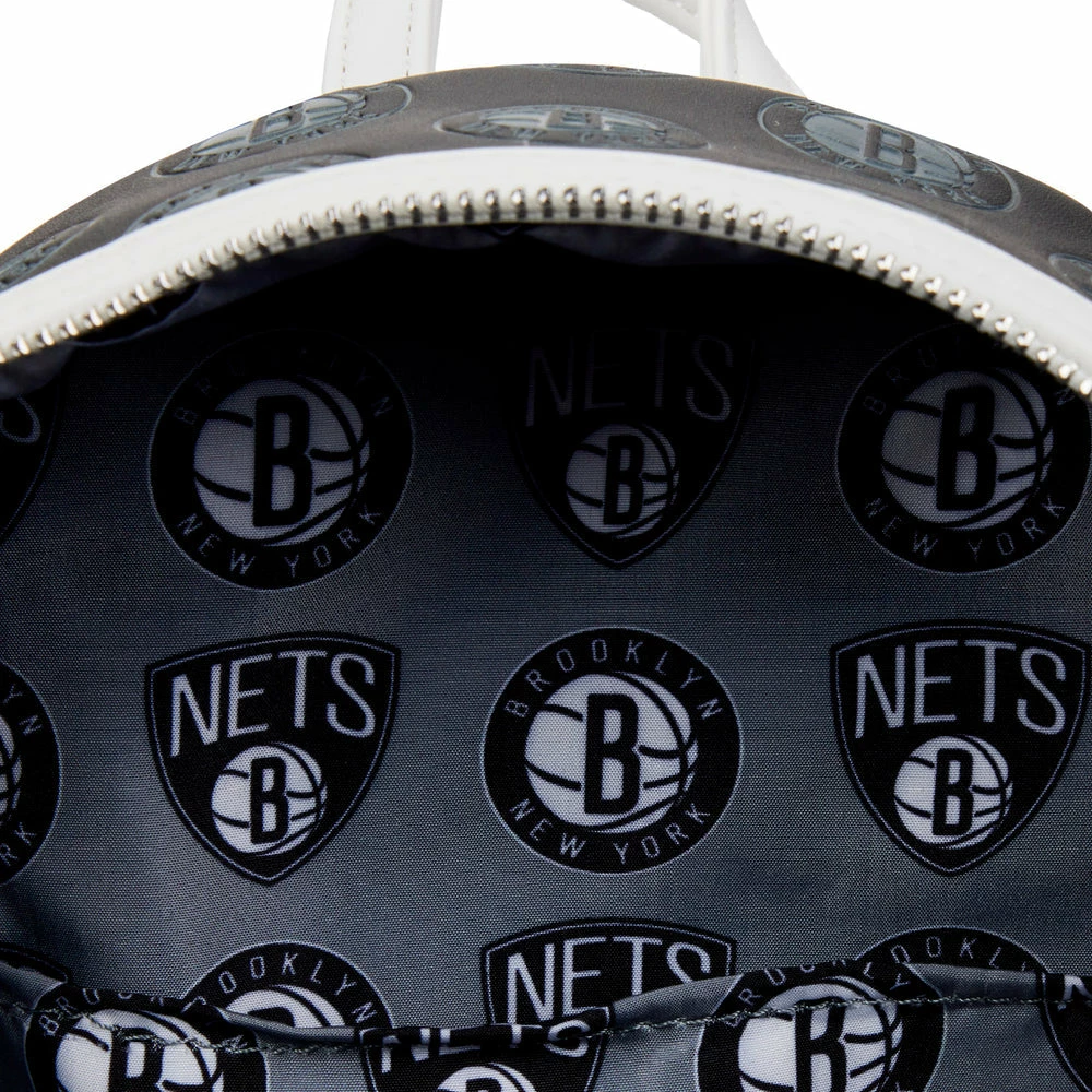 Loungefly Preorders Loungefly NBA Brooklyn Nets Debossed Logo Mini Backpack ***PRE-ORDER*** 5 Loungefly Preorders Loungefly NBA Brooklyn Nets Debossed Logo Mini Backpack ***PRE-ORDER***