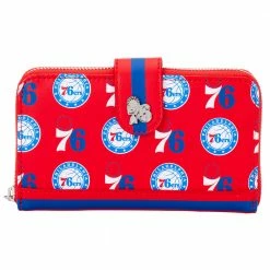 Loungefly Preorders Loungefly NBA Philly 76ers Logo Wallet ***PRE-ORDER***
