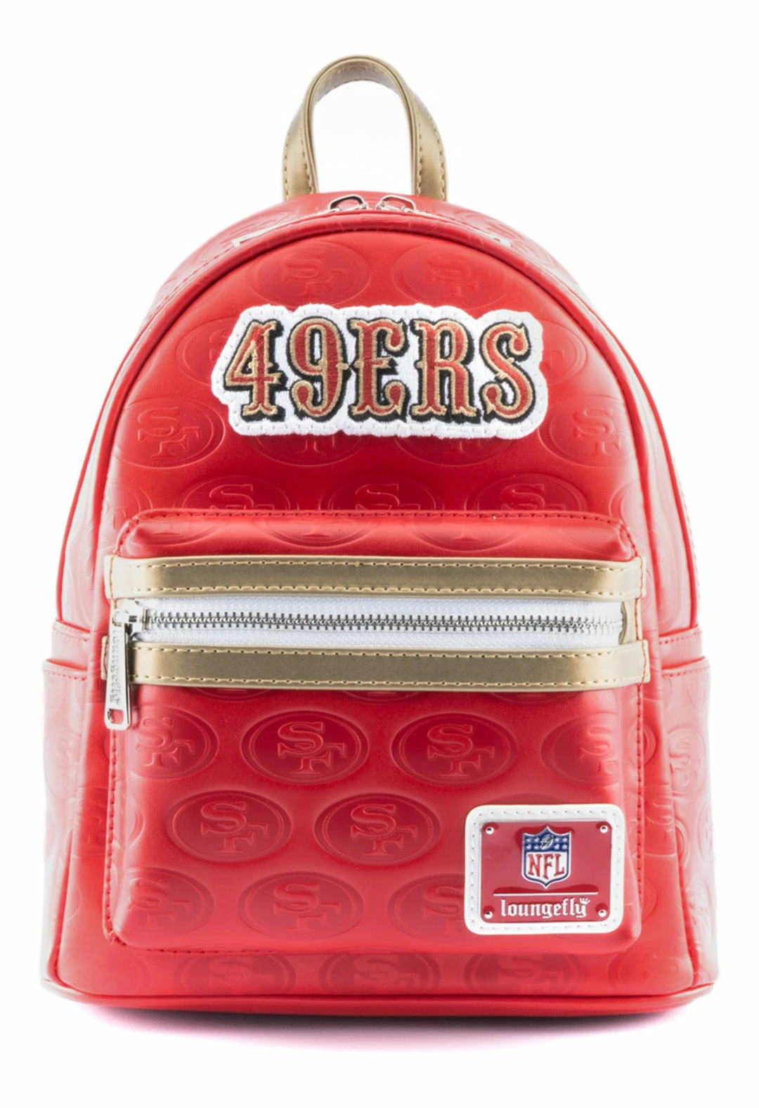 Loungefly In Stock Loungefly NFL San Francisco 49ers Logo AOP Mini Backpack 1 Loungefly In Stock Loungefly NFL San Francisco 49ers Logo AOP Mini Backpack