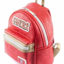 Loungefly In Stock Loungefly NFL San Francisco 49ers Logo AOP Mini Backpack 8 Loungefly In Stock Loungefly NFL San Francisco 49ers Logo AOP Mini Backpack