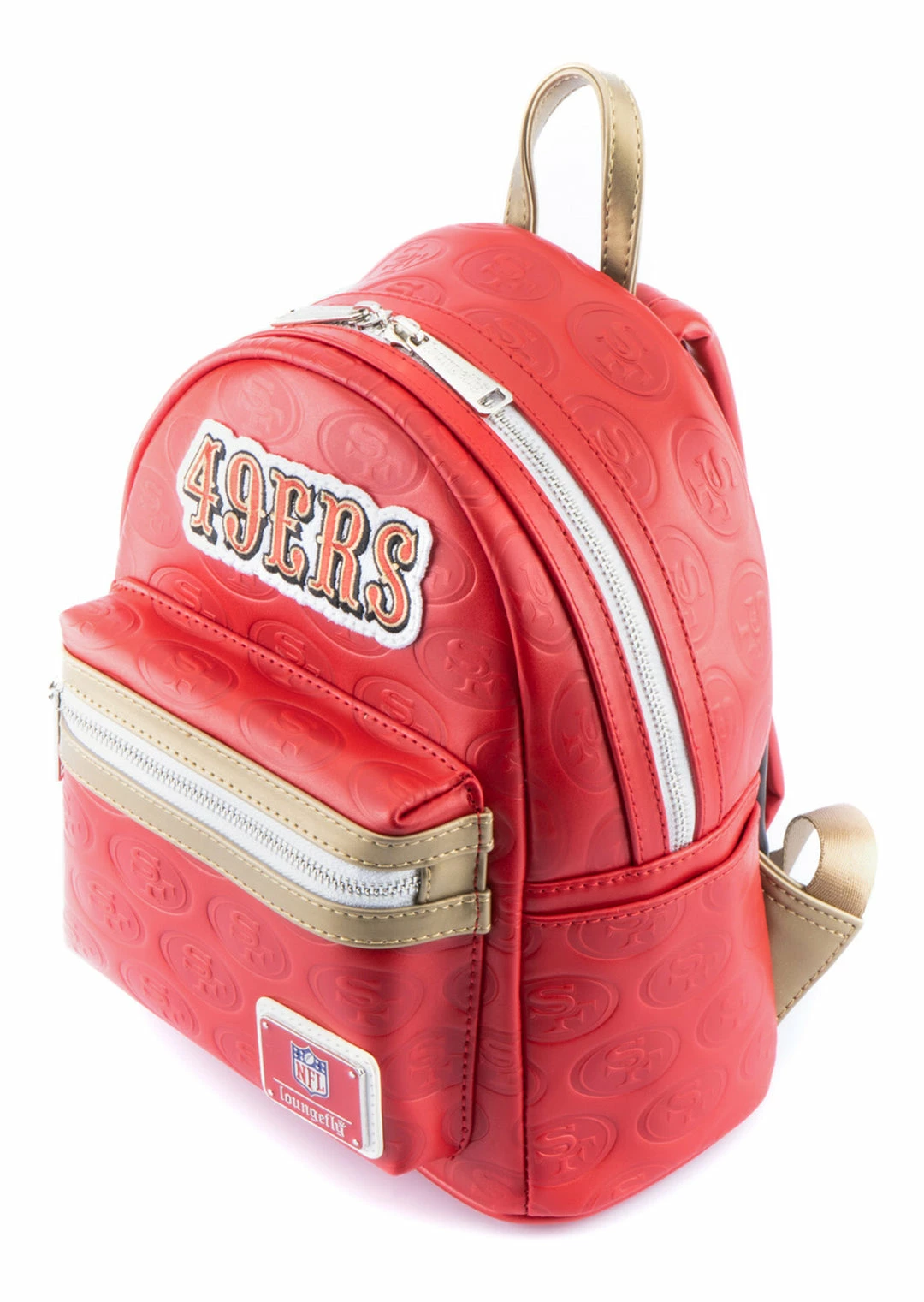 Loungefly In Stock Loungefly NFL San Francisco 49ers Logo AOP Mini Backpack 4 Loungefly In Stock Loungefly NFL San Francisco 49ers Logo AOP Mini Backpack