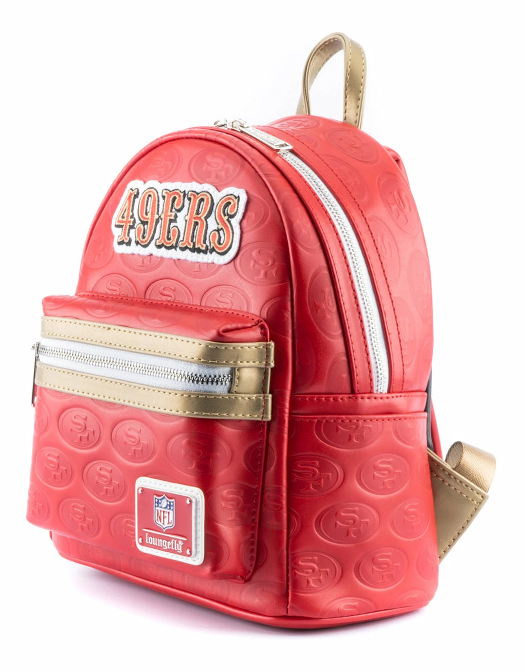 Loungefly In Stock Loungefly NFL San Francisco 49ers Logo AOP Mini Backpack 5 Loungefly In Stock Loungefly NFL San Francisco 49ers Logo AOP Mini Backpack
