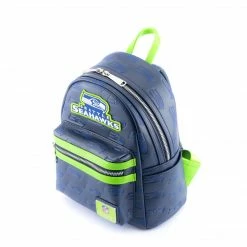 Loungefly NFL Seattle Seahawks Logo AOP Mini Backpack