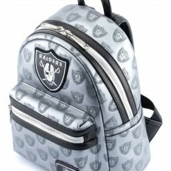 Loungefly In Stock Loungefly NFL Las Vegas Raiders Logo AOP Mini Backpack