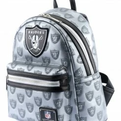 Loungefly In Stock Loungefly NFL Las Vegas Raiders Logo AOP Mini Backpack