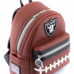Loungefly NFL Las Vegas Raiders Pigskin Logo Mini Backpack