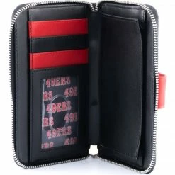 Loungefly NFL San Francisco 49ers Logo AOP Bifold Wallet Loungefly In Stock