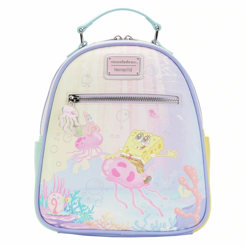Loungefly Spongebob Pastel Jellyfishing Mini Backpack ***PRE-ORDER*** Loungefly Preorders 1 Loungefly Spongebob Pastel Jellyfishing Mini Backpack ***PRE-ORDER*** Loungefly Preorders