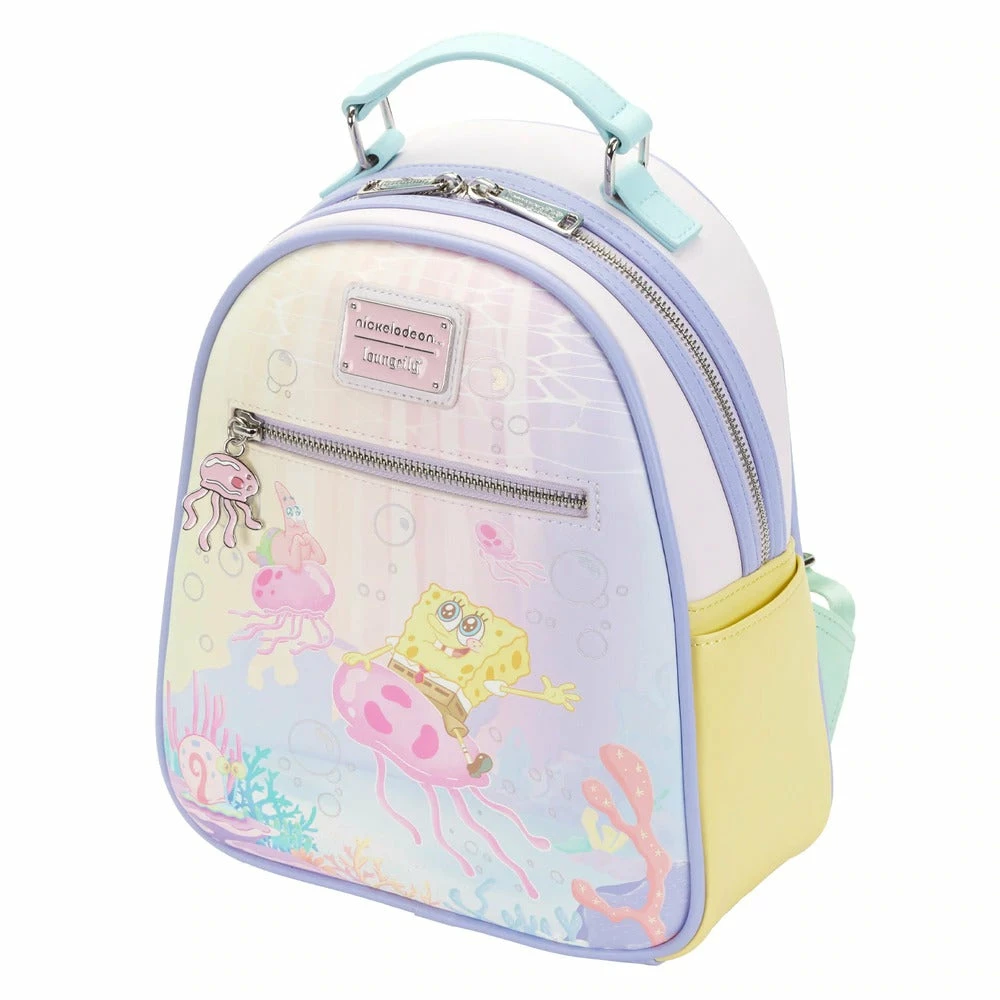 Loungefly Spongebob Pastel Jellyfishing Mini Backpack ***PRE-ORDER*** Loungefly Preorders 3 Loungefly Spongebob Pastel Jellyfishing Mini Backpack ***PRE-ORDER*** Loungefly Preorders
