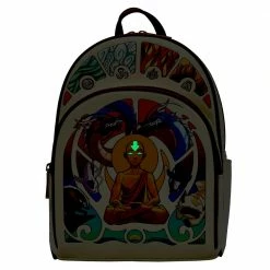 Loungefly In Stock Loungefly Avatar Aang Glow-in-the-Dark Meditation Mini Backpack
