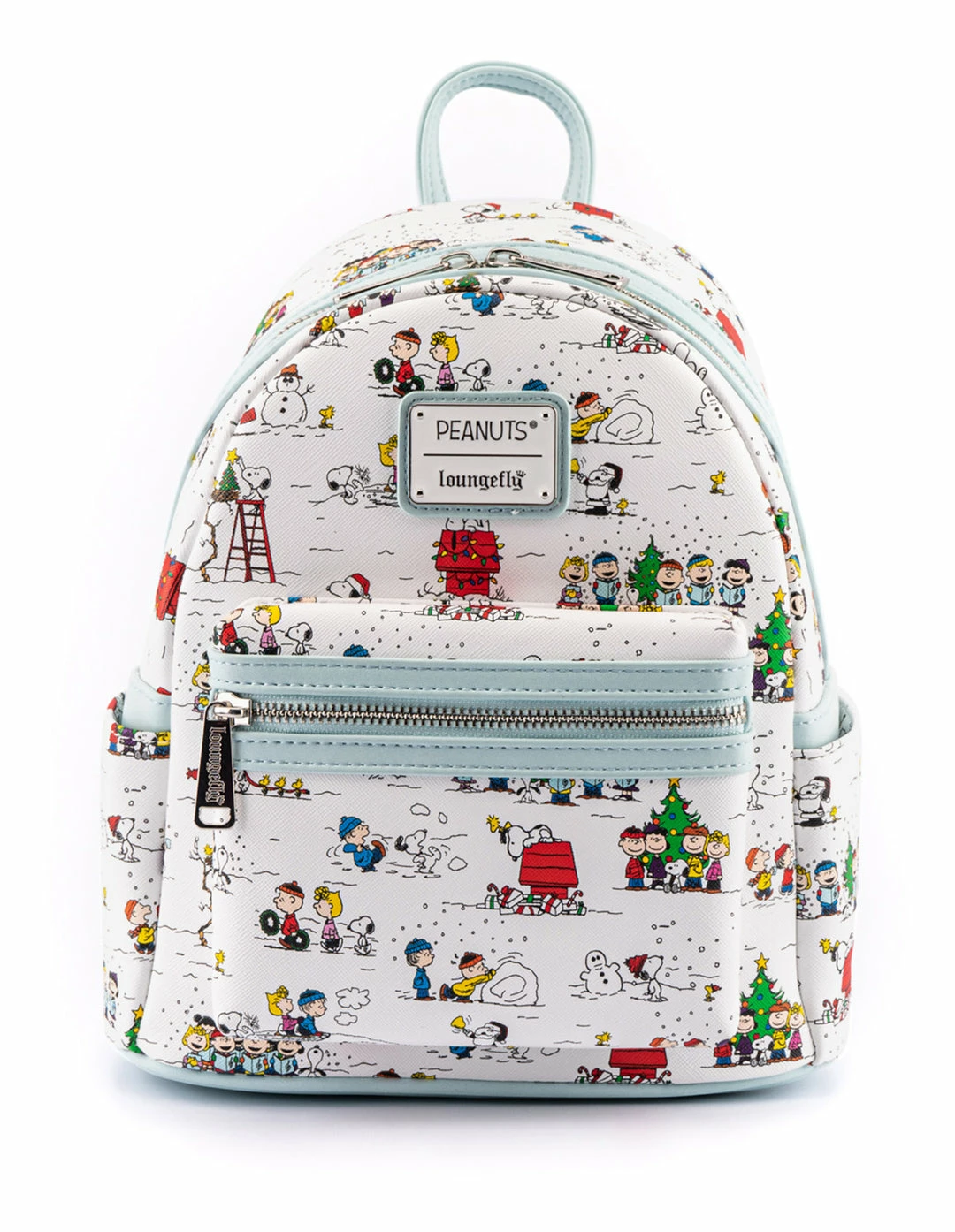 Loungefly Peanuts Happy Holidays AOP Mini Backpack Loungefly In Stock 1 Loungefly Peanuts Happy Holidays AOP Mini Backpack Loungefly In Stock