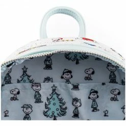 Loungefly Peanuts Happy Holidays AOP Mini Backpack Loungefly In Stock 7 Loungefly Peanuts Happy Holidays AOP Mini Backpack Loungefly In Stock