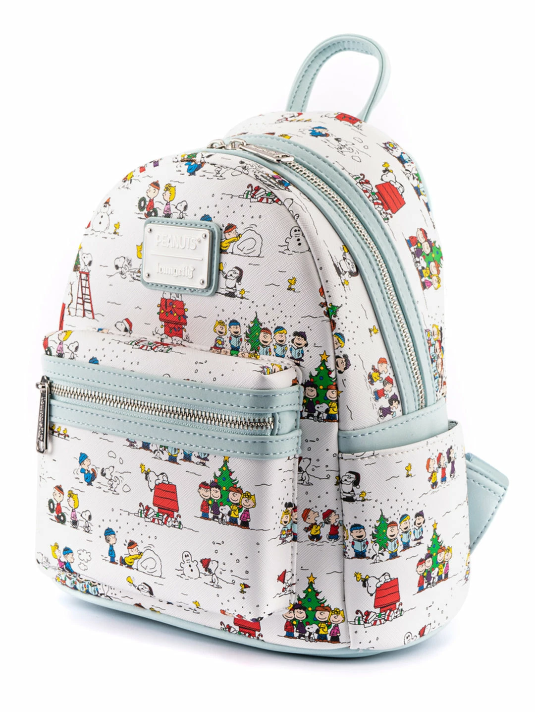 Loungefly Peanuts Happy Holidays AOP Mini Backpack Loungefly In Stock 5 Loungefly Peanuts Happy Holidays AOP Mini Backpack Loungefly In Stock