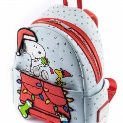 Loungefly In Stock Loungefly Peanuts Gift Giving Snoopy And Woodstock Mini Backpack